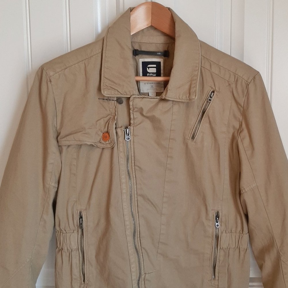 G-Star Raw Tyne Biker Women's Desert Moto Jacket - Picture 2 of 15